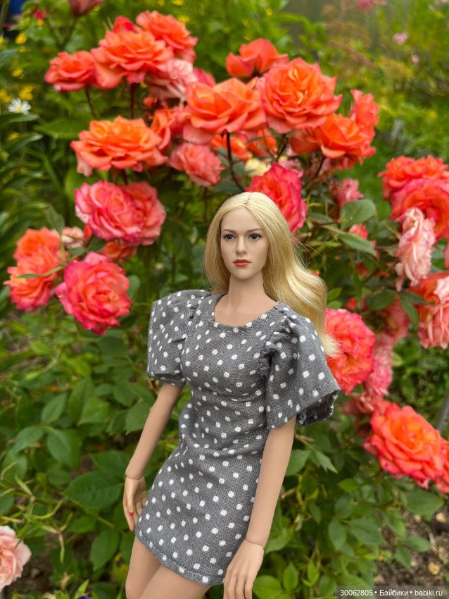 Блондинка в цветах — Куклы Phicen (TBLeague/Фицен): бесшовные тела