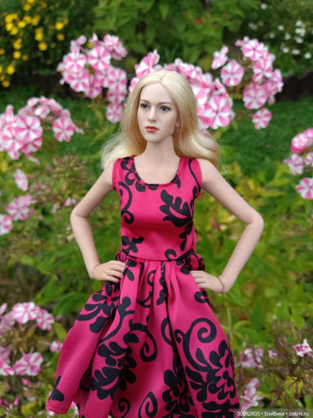 Блондинка в цветах — Куклы Phicen (TBLeague/Фицен): бесшовные тела (фото 6)