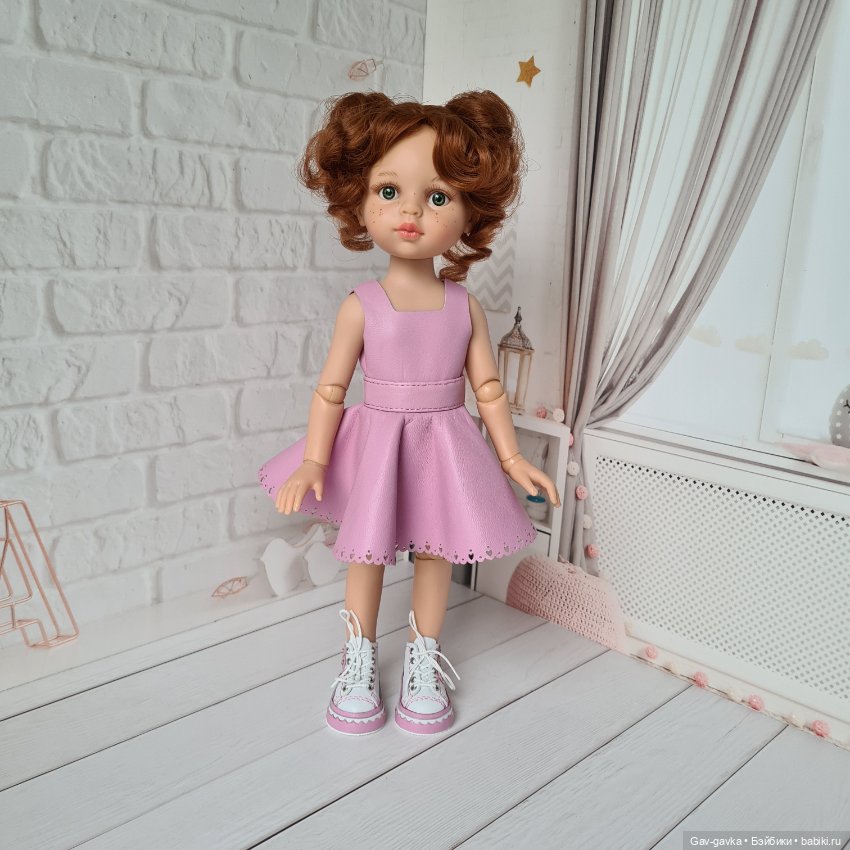 Платье для Паолки — Одежда и обувь для кукол своими руками: фото (фото 4)