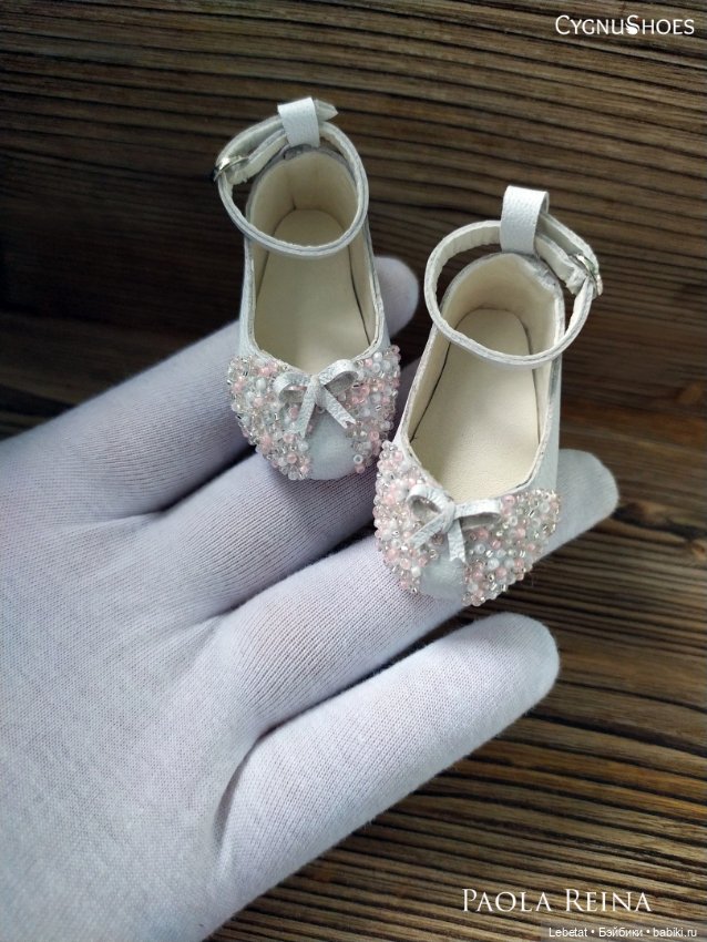 Последняя обувь для Паола Рейна .Бисерные туфельки (фото 6)