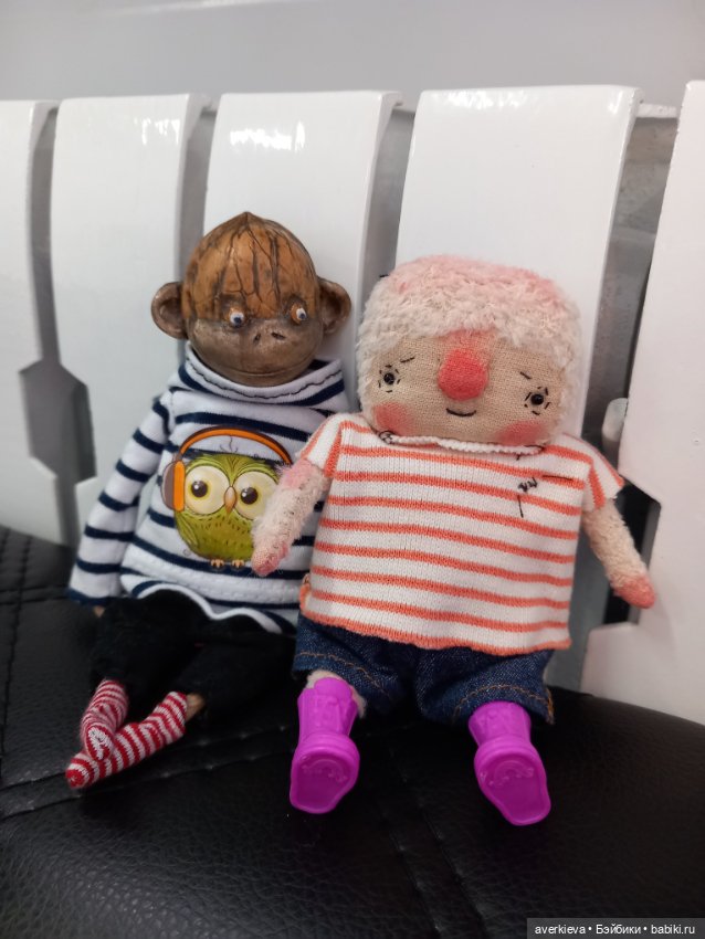 Шурик и Зефирчик — Авторские игрушки из разных материалов: синельная проволока (фото 9)