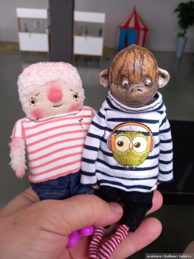 Шурик и Зефирчик — Авторские игрушки из разных материалов: синельная проволока