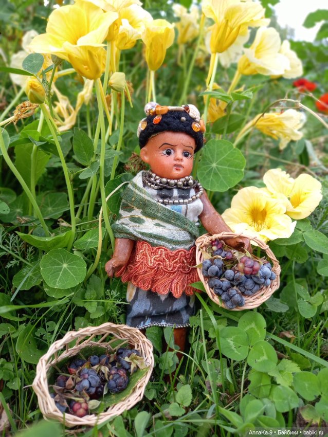 Яркие куклы ориенталы — Антикварные куклы Mignonette (Миньонетта): карманные