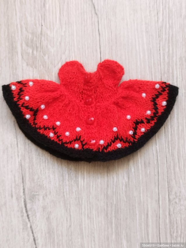 Платье в стиле Мини Маус для шарнирки ростом 15-16 см (фото 4)