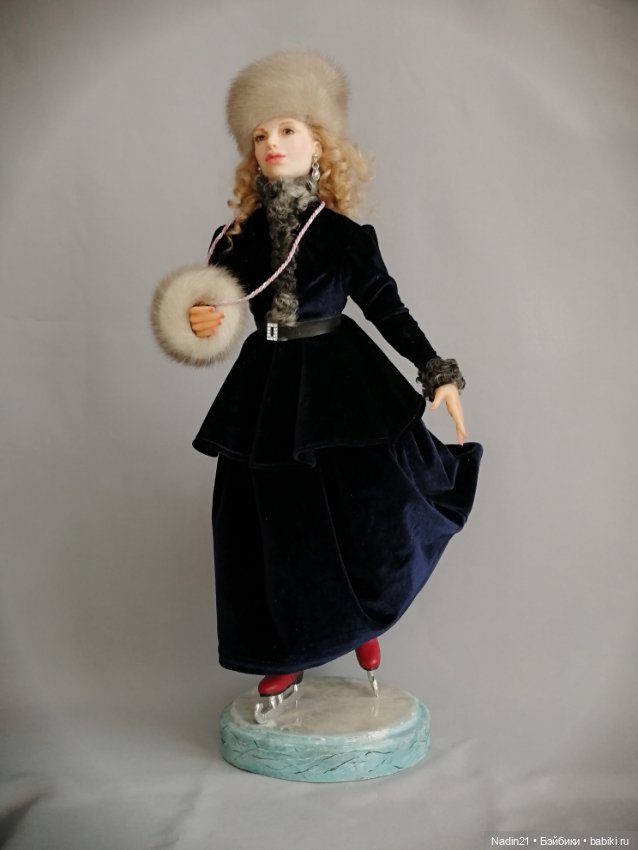 Авторская кукла На катке — Лепка авторских кукол: полимерная глина (фото 5)
