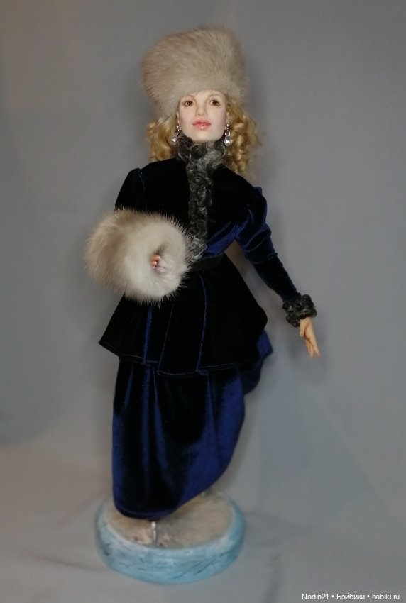 Авторская кукла На катке — Лепка авторских кукол: полимерная глина (фото 6)