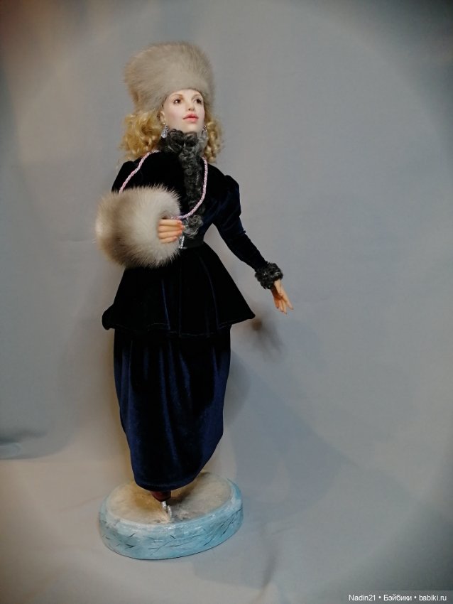 Авторская кукла На катке — Лепка авторских кукол: полимерная глина