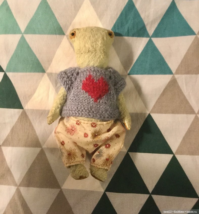 Лягушка Шурка — Авторские мишки Тедди и друзья: фото (фото 2)