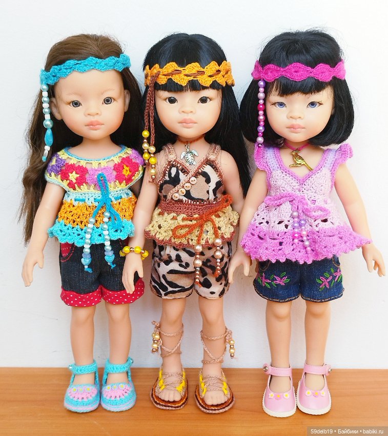 Комплект одежды для кукол Паола Рейна "Амазонка"