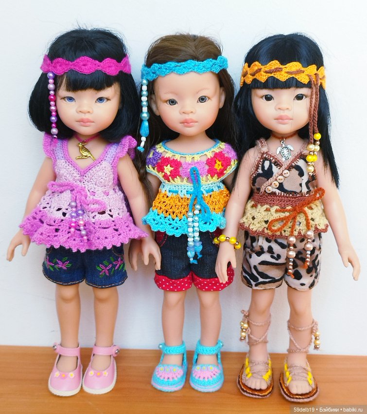 Комплект одежды для кукол Паола Рейна "Амазонка"