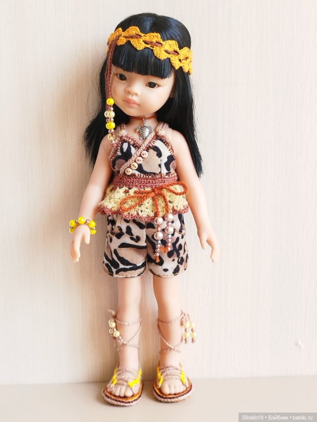 Комплект одежды для кукол Паола Рейна "Амазонка"