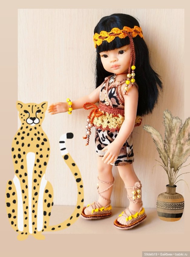 Комплект одежды для кукол Паола Рейна "Амазонка" (фото 10)