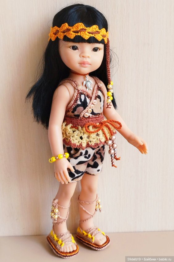 Комплект одежды для кукол Паола Рейна "Амазонка" (фото 2)