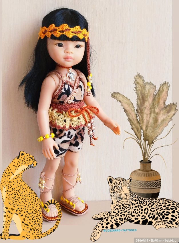 Комплект одежды для кукол Паола Рейна "Амазонка" (фото 8)