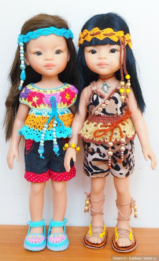 Комплект одежды для кукол Паола Рейна "Амазонка"