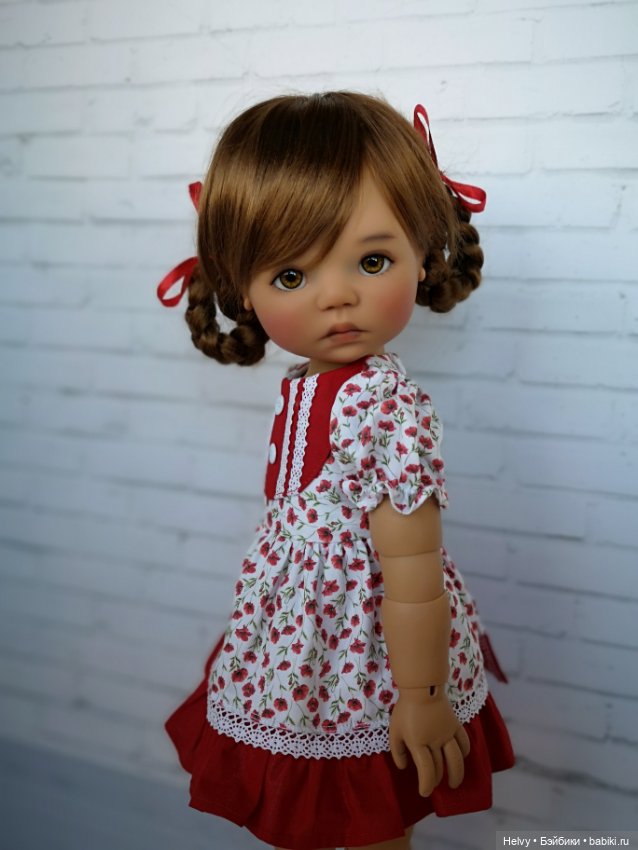 Любимая мамина кукла. Третье платье