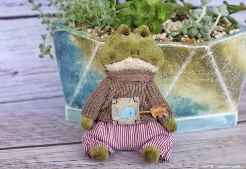 Царевна Лягушка — Текстильные игрушки и примитивы: кофейные