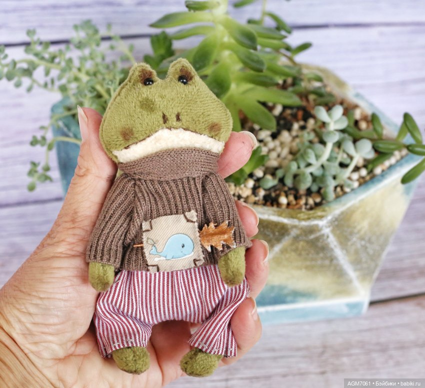 Царевна Лягушка — Текстильные игрушки и примитивы: кофейные (фото 6)