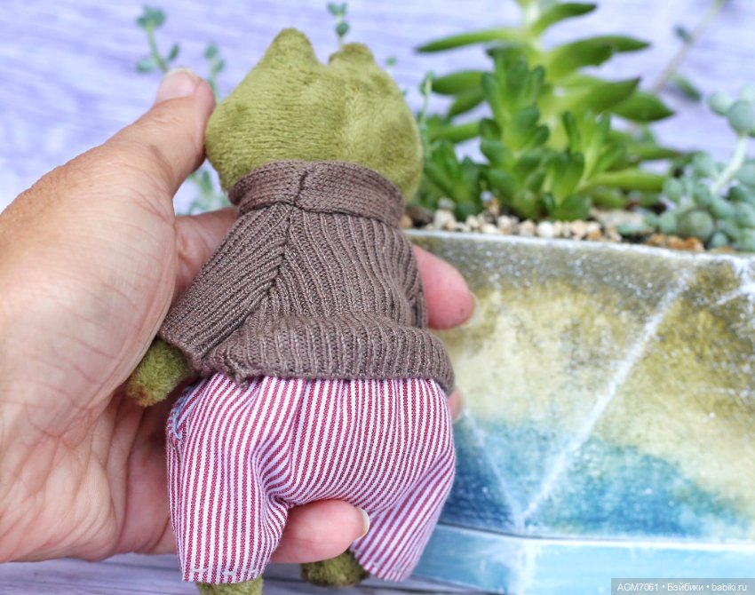 Царевна Лягушка — Текстильные игрушки и примитивы: кофейные (фото 5)