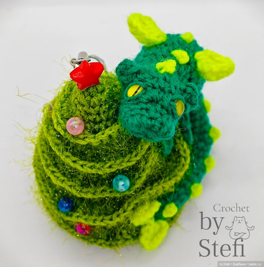 Дракончик на ёлочке Символ 2024