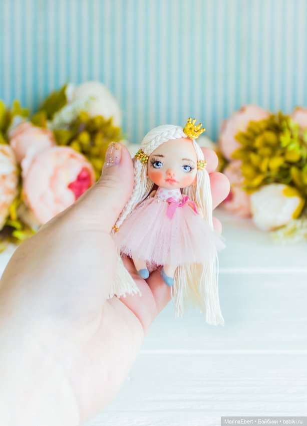 Маленькая принцесса Эмми — Авторские миниатюрные куклы: лепка (фото 4)