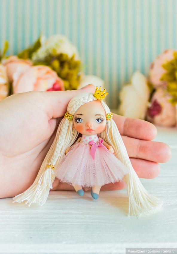 Маленькая принцесса Эмми — Авторские миниатюрные куклы: лепка (фото 3)