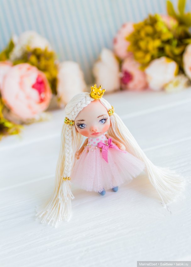 Маленькая принцесса Эмми — Авторские миниатюрные куклы: лепка (фото 2)