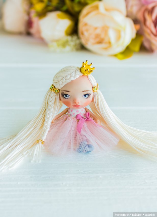 Маленькая принцесса Эмми — Авторские миниатюрные куклы: лепка (фото 6)