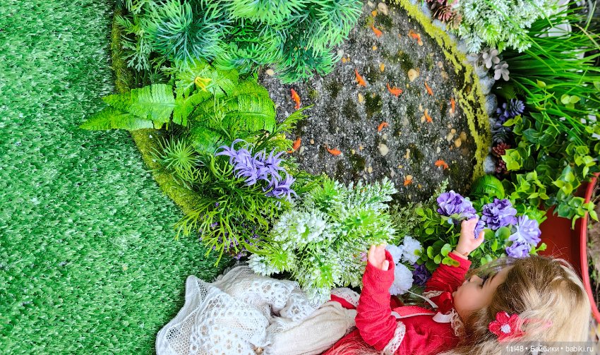 Пруд для кукольных фотосессий