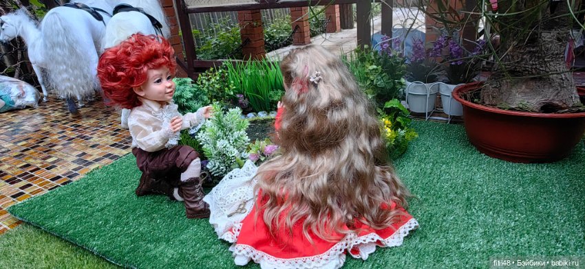 Пруд для кукольных фотосессий