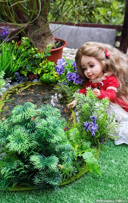 Пруд для кукольных фотосессий
