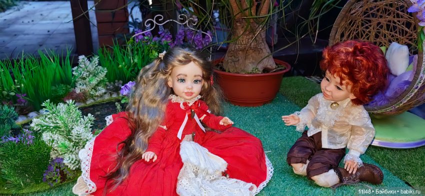 Пруд для кукольных фотосессий