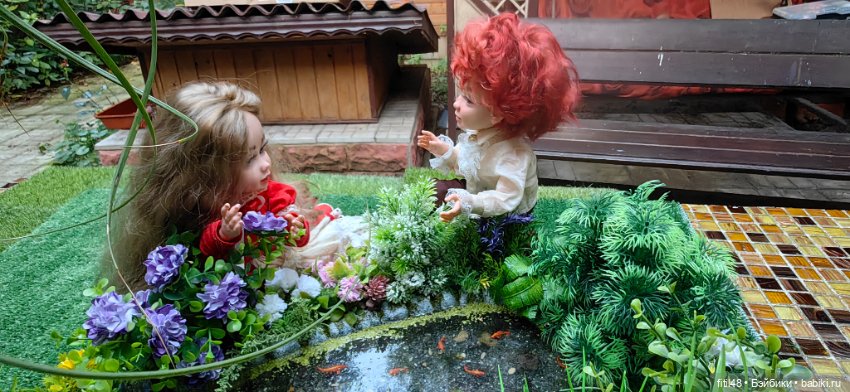 Пруд для кукольных фотосессий