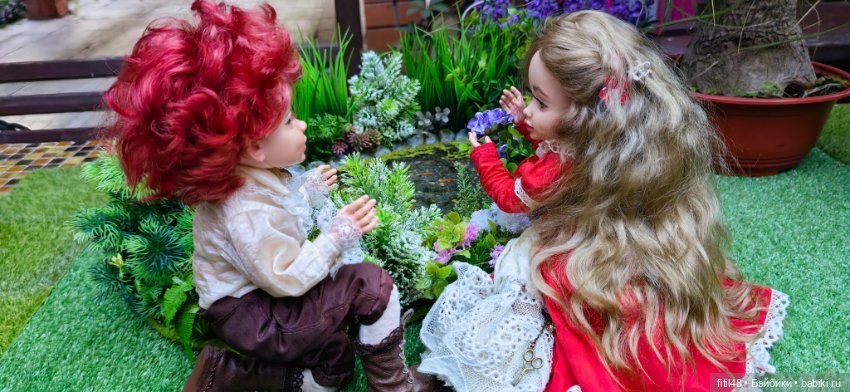 Пруд для кукольных фотосессий