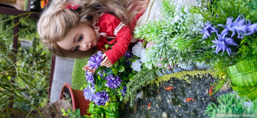 Пруд для кукольных фотосессий