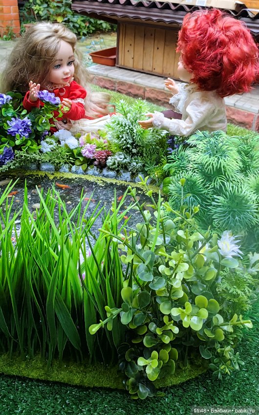 Пруд для кукольных фотосессий