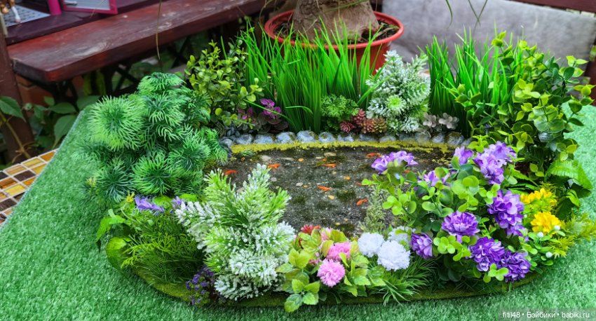 Пруд для кукольных фотосессий