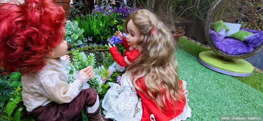 Пруд для кукольных фотосессий