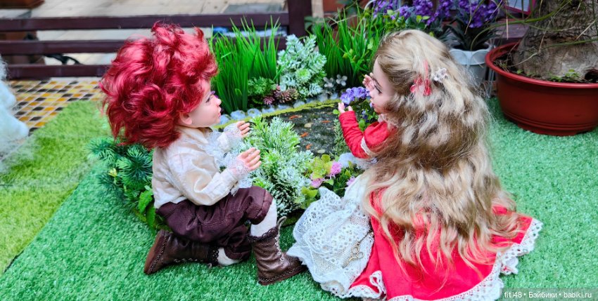 Пруд для кукольных фотосессий