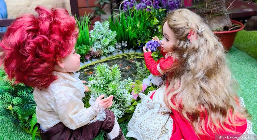 Пруд для кукольных фотосессий