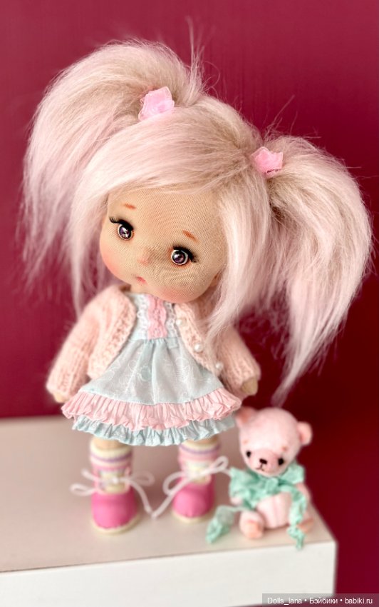 Интерьерная текстильная кукла (фото 3)