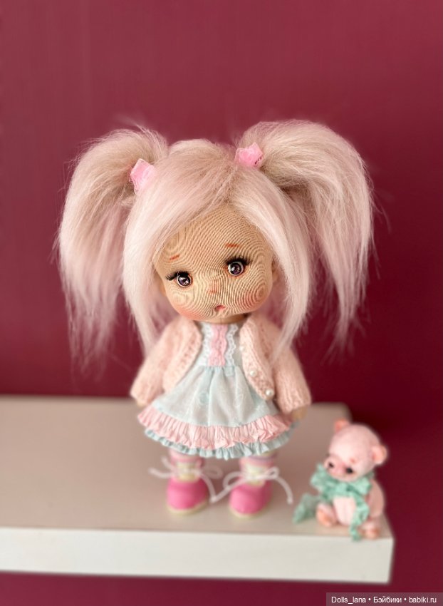 Интерьерная текстильная кукла (фото 2)
