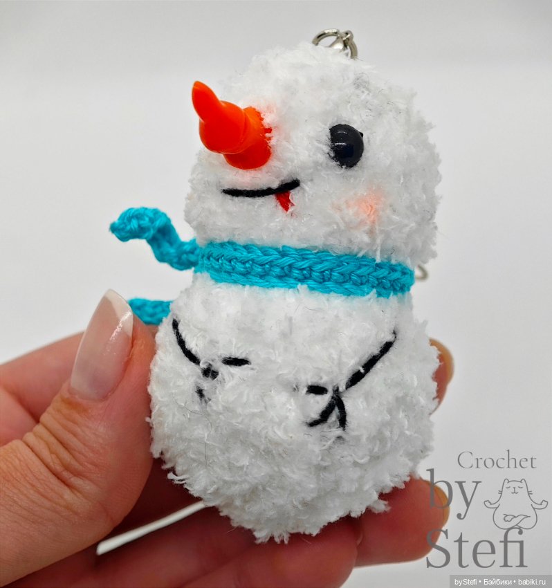 Покажу плюшевую малявку - вязанная игрушка (фото 3)