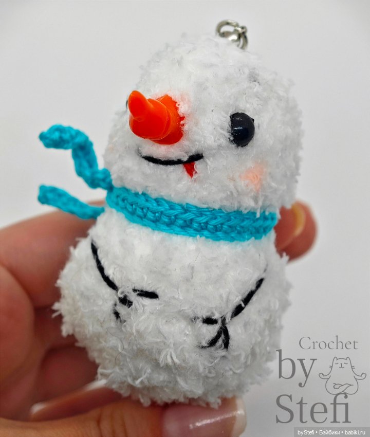 Покажу плюшевую малявку - вязанная игрушка (фото 5)