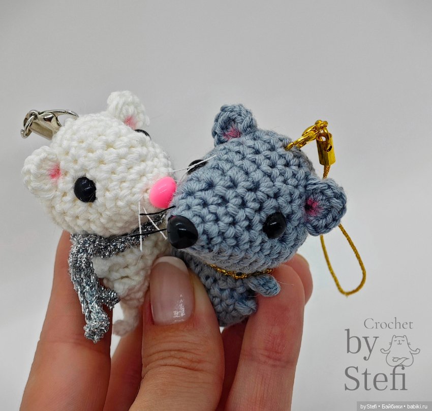 МышИцы - вязанные игрушки