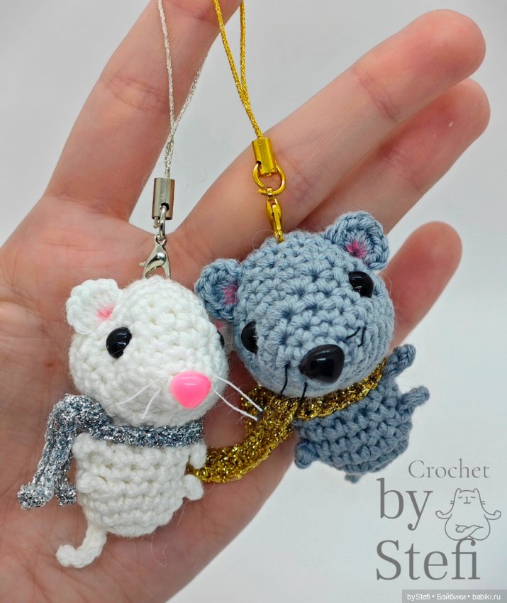 МышИцы - вязанные игрушки (фото 3)