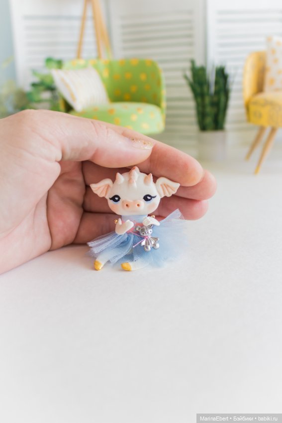 Дракошка — Лепка авторских игрушек и папье (фото 7)