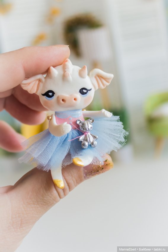 Дракошка — Лепка авторских игрушек и папье (фото 2)