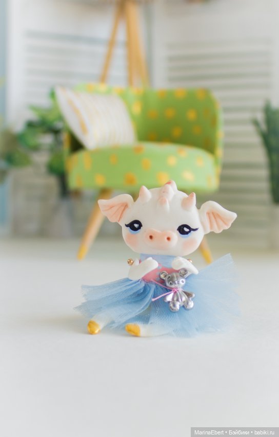 Дракошка — Лепка авторских игрушек и папье (фото 6)