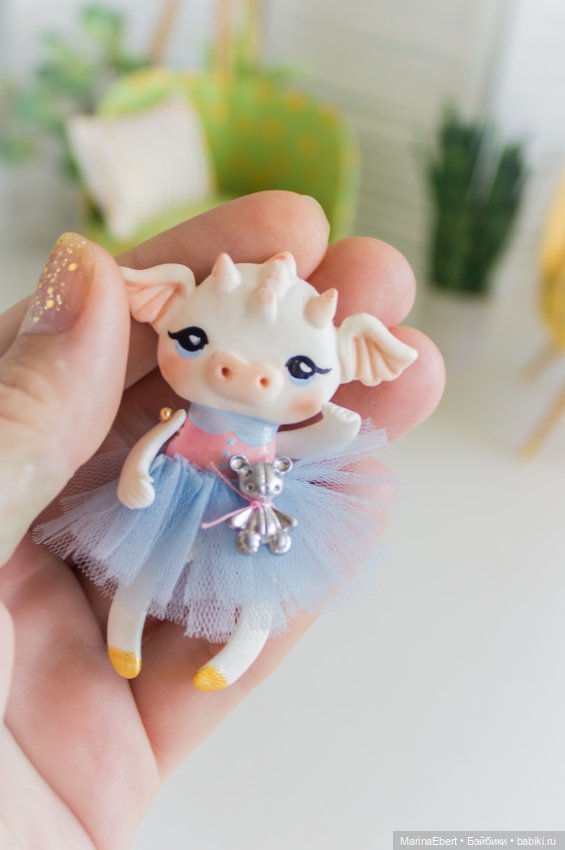 Дракошка — Лепка авторских игрушек и папье (фото 4)